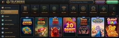 Talismania Casino DE 200% Bonus