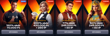 X3Bet kaszinó bónuszai üdvözlő és újratöltési ajánlatokkal