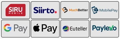 Suosituimmat mobiilimaksutavat Suosituimmat mobiilimaksutavat