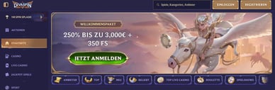DivaSpin DE 250% Bonus