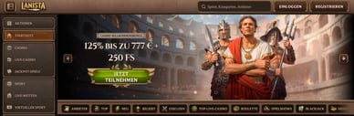 Lanista Online Casino ohne OASIS Limit
