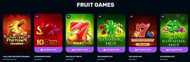 Spielautomaten mit Früchten