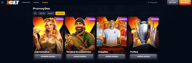 Secções especiais do X3BetCasino online e promoções exclusivas