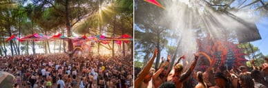 Ambiente festivo do ZNA Gathering