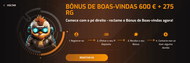 Pacote de boas-vindas do casino Pacote de boas-vindas do casino Hugo