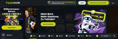 Top Online Casino mit Visa Twindor