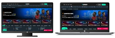 Interface de paris sportifs en direct sur Casinozer Bonus avec affichage des cotes et matchs.