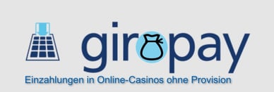 Mit Giropay Casino Einzahlung ohne Provision
