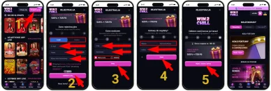 Rejestracja w kasynie Rejestracja w Online Casino Win2Chill