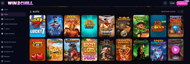 Slots e casino ao vivo do CasinoWin2Chill