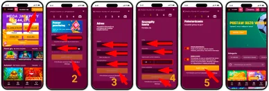 Rejestracja w kasynie Rejestracja w Casino LetsJackpot