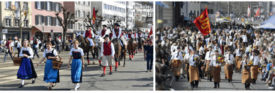 Sechseläuten - traditioneller Umzug