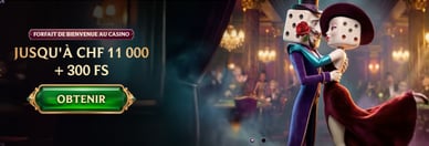 Willkommensbonus bei Dice Palace Casino