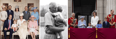 Ο βασιλιάς Κάρολος Γ΄ με εγγόνια