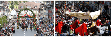 Traditionen an Auffahrt 