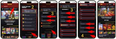 Rejestracja w kasynie Rejestracja w Wintino Casino