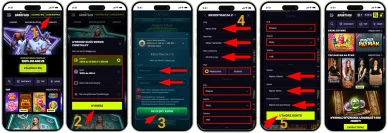 Rejestracja w kasynie