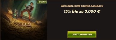Sankra: VIP-Cashback bis 15 %