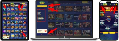 Strony i nawigacja w Gamblezen Casino