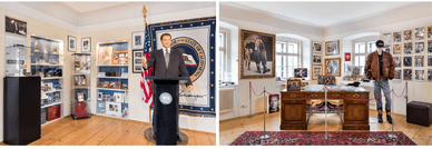 Arnold Schwarzenegger Museum: Gouverneurszeit im Raum dargestellt