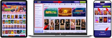 Nawigacja w SpinBara casino online