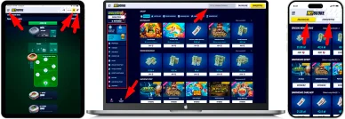Strony i nawigacja w Bet Score Casino online