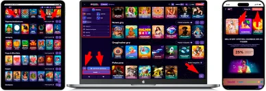 Strony i nawigacja w SlotsDJ Casino