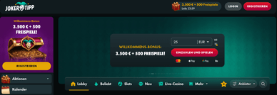 Beste Casino Joker Tipp mit Crash Spiele