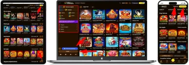 Układ strony i nawigacja Strony i nawigacja Rolldorado Casino online