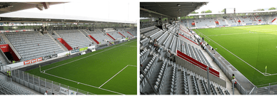 Visana Stadion - die bekannte Fussballarena in Thun