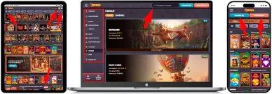 Układ strony i nawigacja Oficjalna strona i nawigacja Bearo Casino Polska