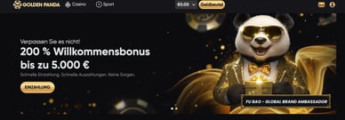 GoldenPanda Casino DE 200% Bonus