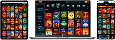 Układ strony i nawigacja w MonsterWin Casino