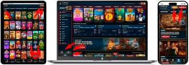 Układ strony i nawigacja Tower Casino — оficjalna strona i nawigacja