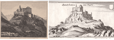 Alte Darstellungen von Schloss Tarasp