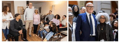 Die Ehefrau und die Kinder von Martin Pfister