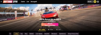 Paysafe Online Daytona Casino mit Einzahlungsbonus 