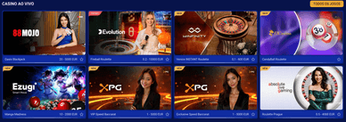 Casino ao vivo no Sapphire Bet