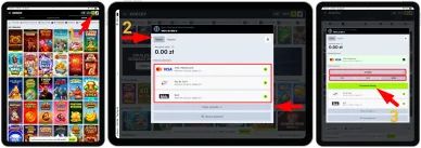 Proces dokonywania wpłaty w Zoccer Casino