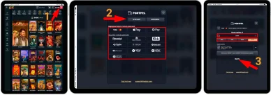 Proces wpłaty środków do TheSlotz Casino