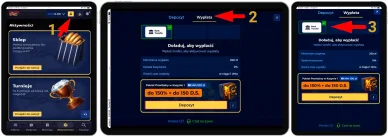Wypłacić środki z Gangstasino
