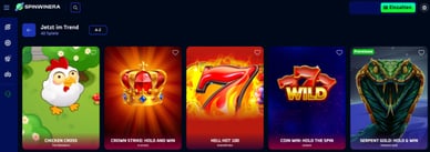 Online-Casino Spinwinera Slots