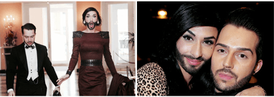 Conchita Wurst und ihr ehemaliger Partner Jacques Patriaque