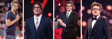 Daniel Hartwich in verschiedenen Auftritten als RTL-Moderator