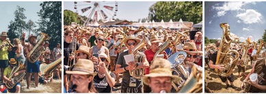Woodstock der Blasmusik in der oberösterreichischen Gemeinde Ort im Innkreis