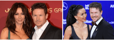 Felix Baumgartner zusammen mit seiner Freundin Mihaela Rădulescu