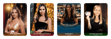 Blackjack v casino v živo