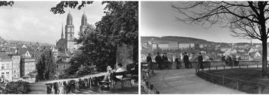 Blick auf den Lindenhof in früheren Zeiten