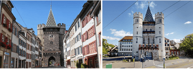 Das berühmte Spalentor in Basel