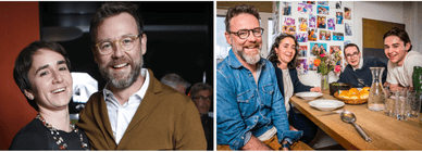 Nik Hartmann, seine Ehefrau und seine Kinder